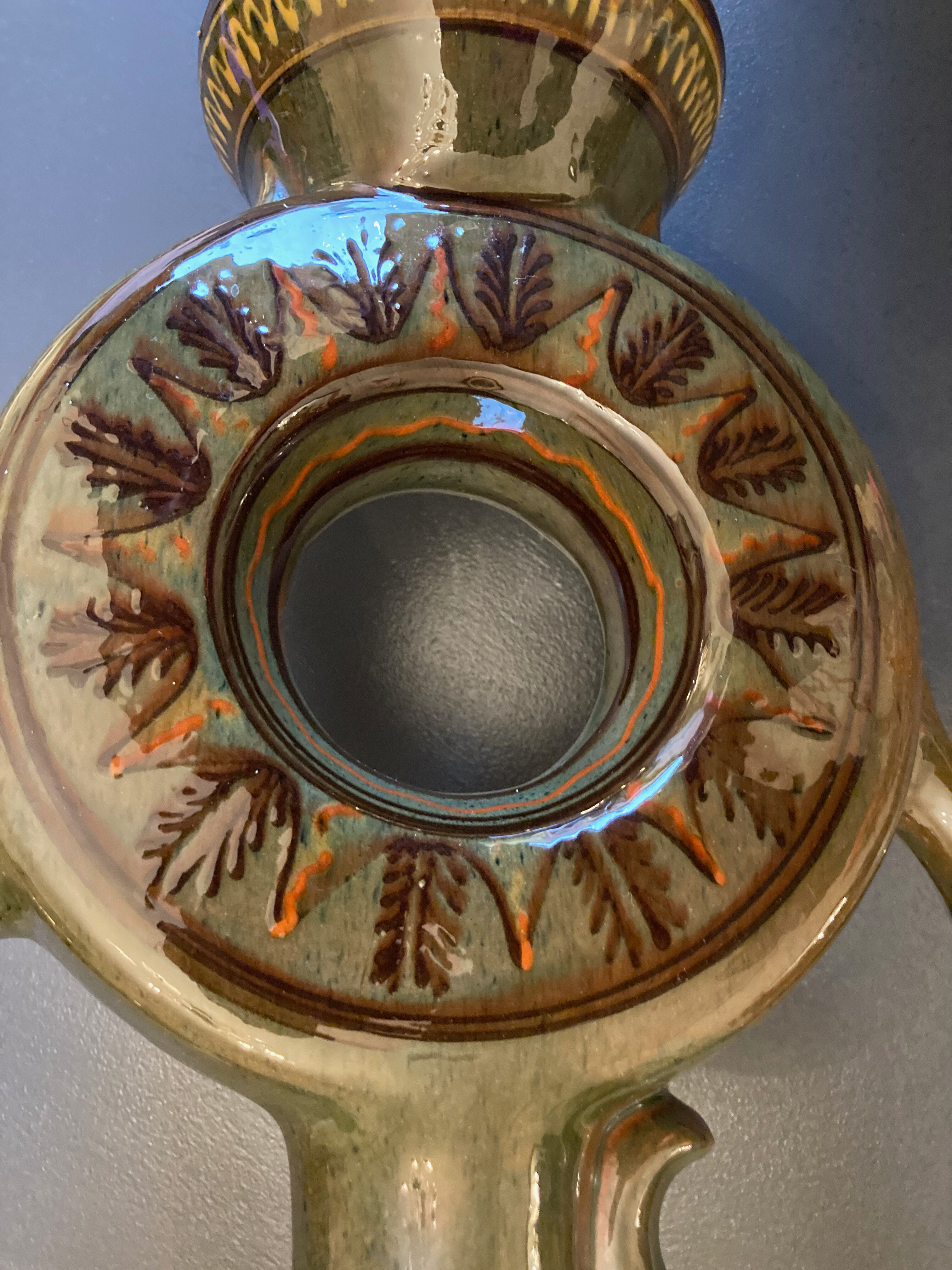 Earthenware ring coffee maker