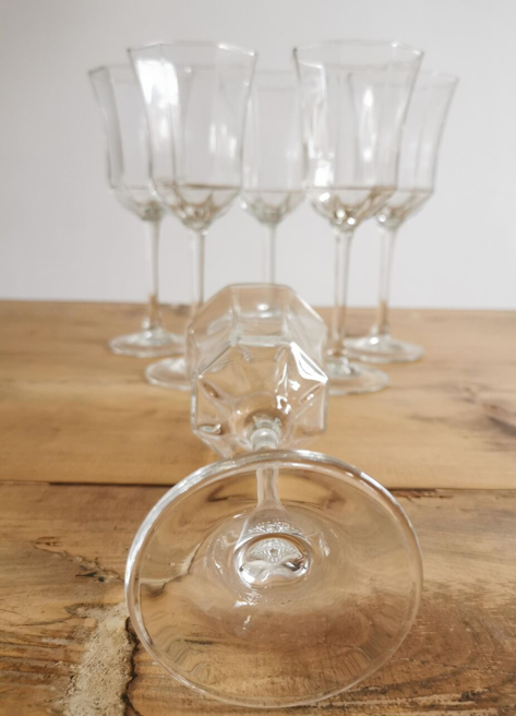 Service of 6 Luminarc water glasses France