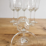 Service of 6 Luminarc water glasses France