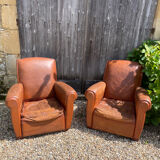 Pair of club chairs