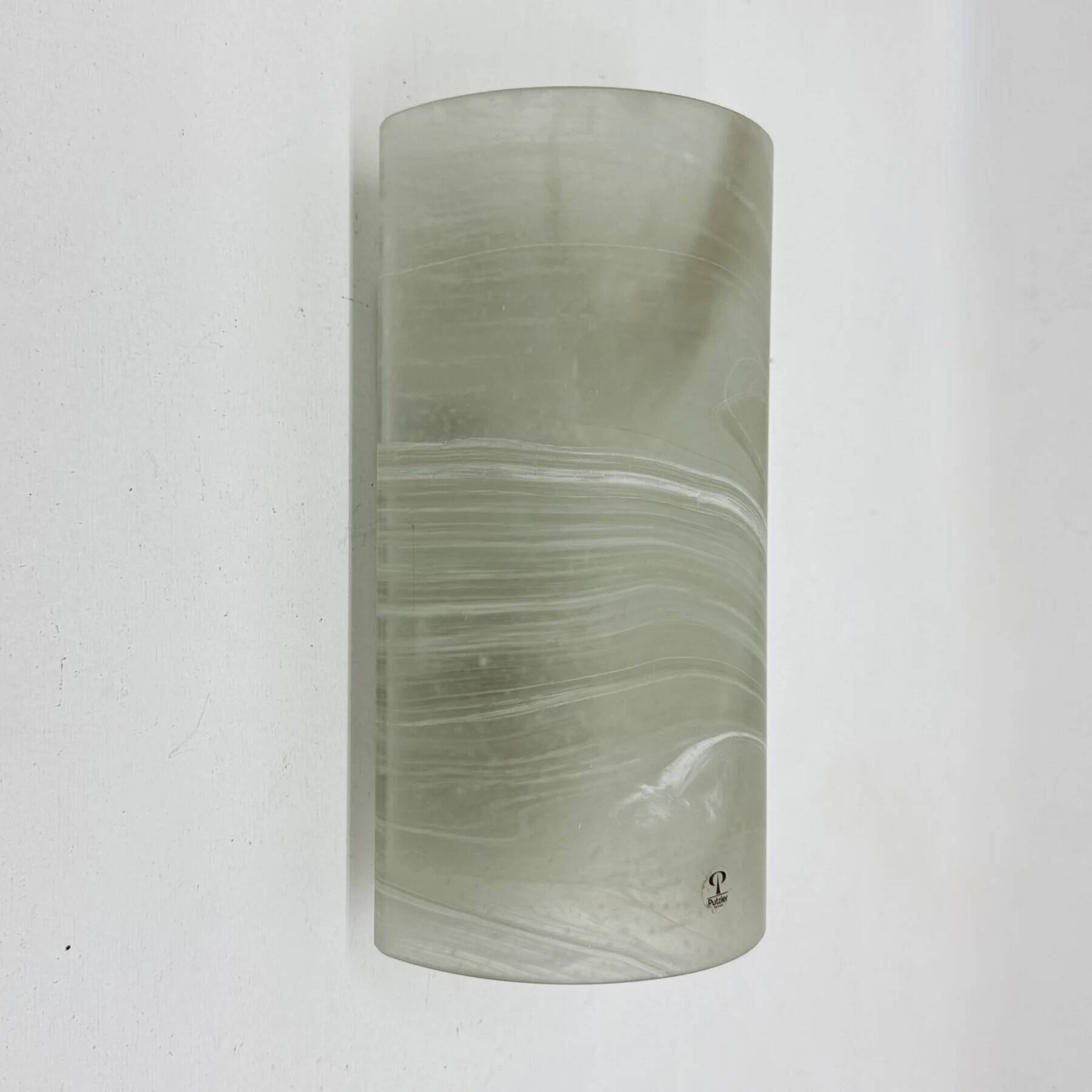 Peil & Putzer glass wall lamp sconce, 1970s