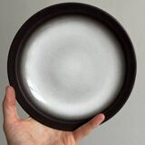 Set of 6 deep plates in glazed ceramic stoneware