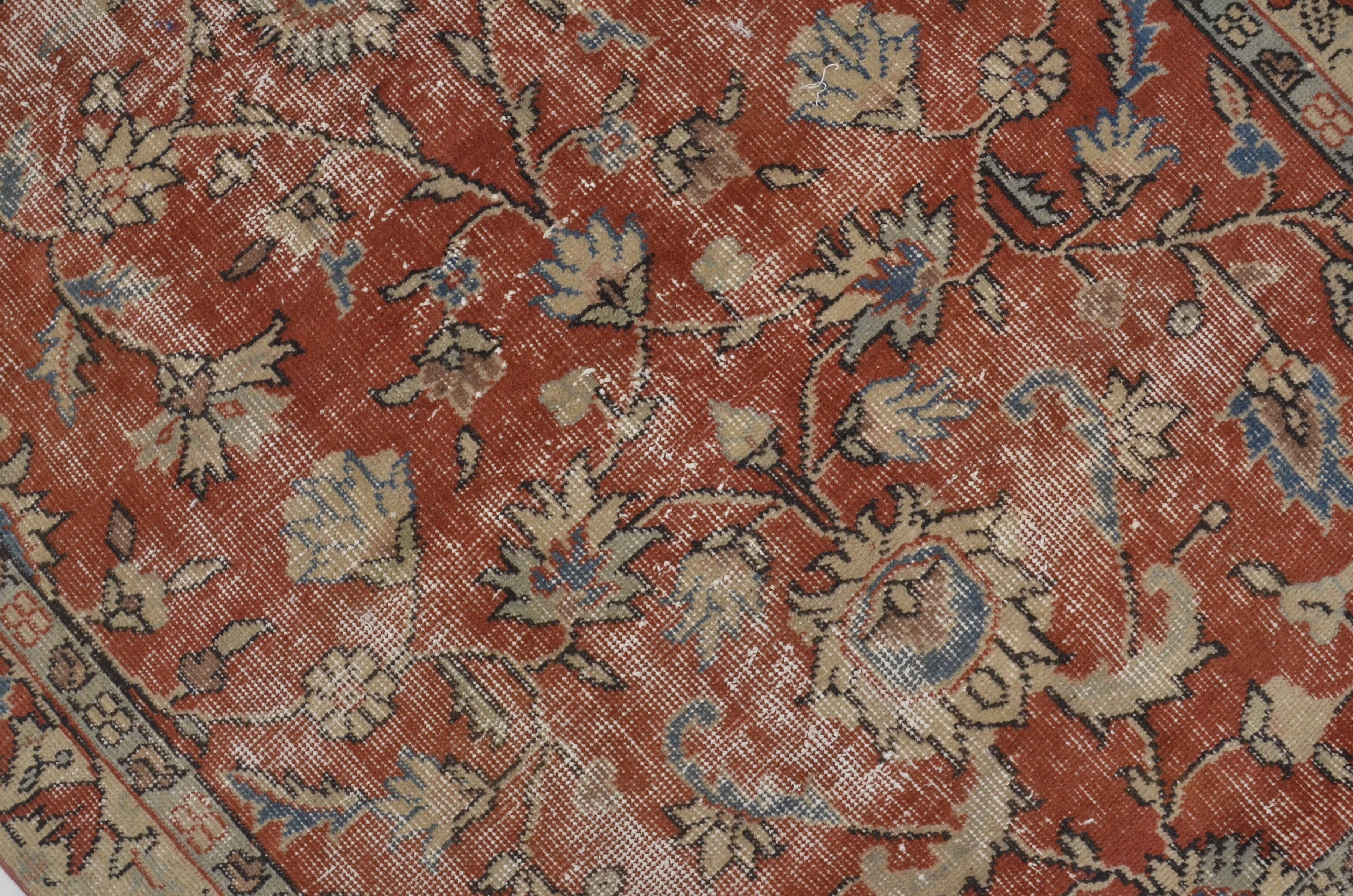 Geometric Oushak Small Carpet sku 1281