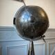 Atypical industrial furniture riveted sphere