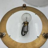 Holophane glass ceiling light