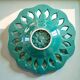 Large vintage cut-out ceramic mandala bowl