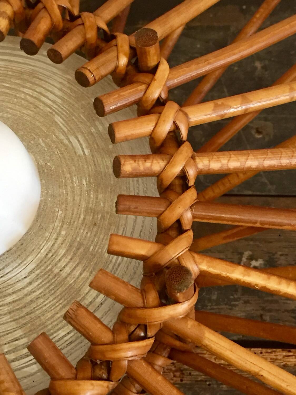 Rattan pendant light