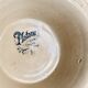 Vintage soup tureen, ironstone, Saint Amand Hamage Nord, Platane blue model.