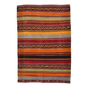 5x7 Kilim Handwoven Rugs, 158x225Cm