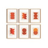 Painting on paper - abstract illustration - Romy signed Eawy