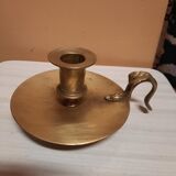 Golden candle holder