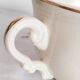 Digoin Sarreguemines pink tea/coffee cup