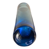 Soliflore en verre turquoise
