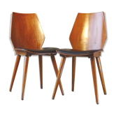 2 Chaises Baumann 800 design Max Bill 1970