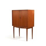 Teak Bar Cabinet with Harlekin Mirrors by Illum Wikkelsø