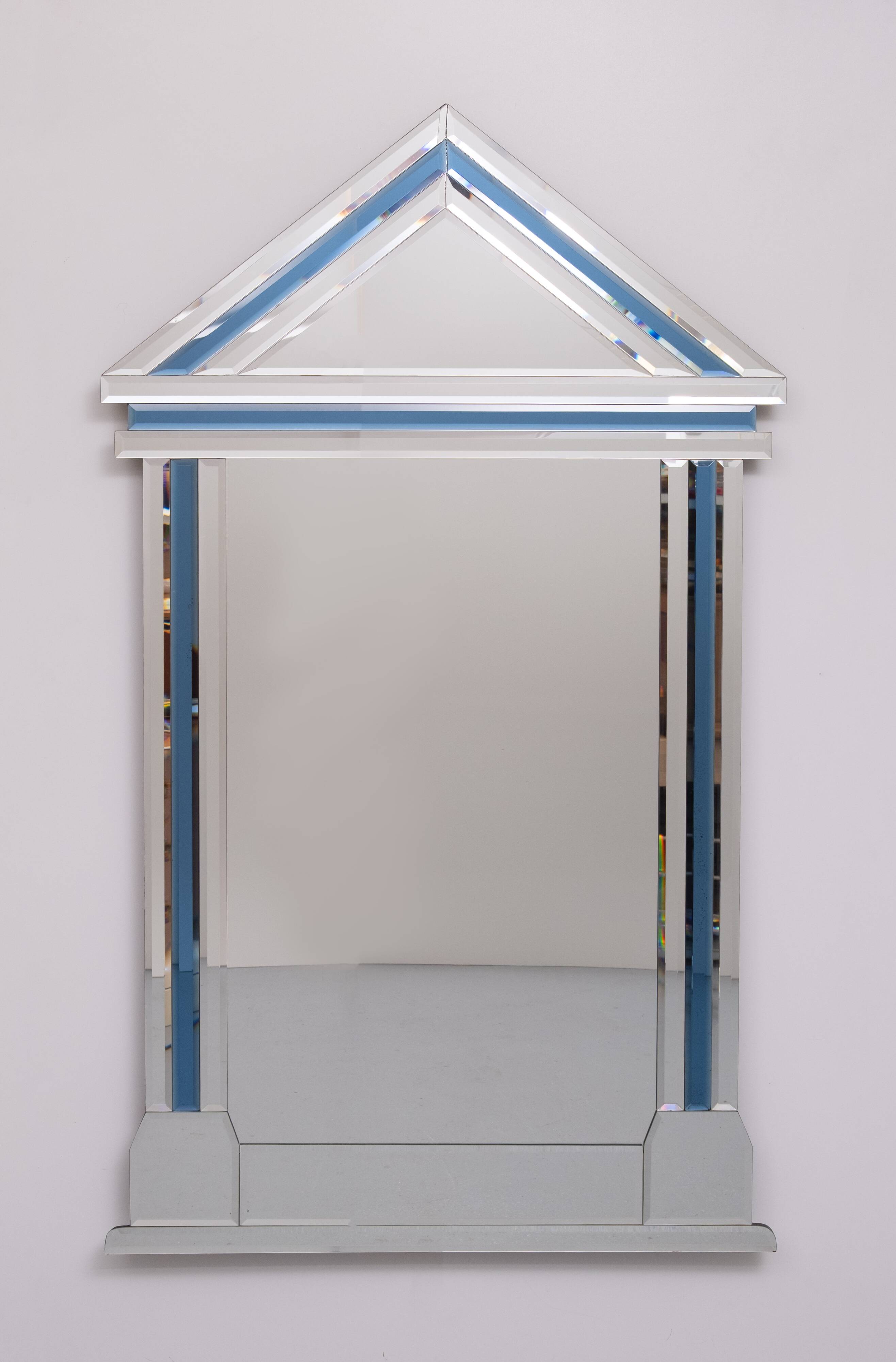 Large Vintage neoclassical mirror . 1970s