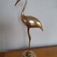 Flamant rose en laiton 30 cm