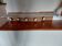 coat rack, sandblasted wooden and metal coat hooks