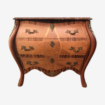 Commode à 3 tiroirs néo-baroque vers 1960