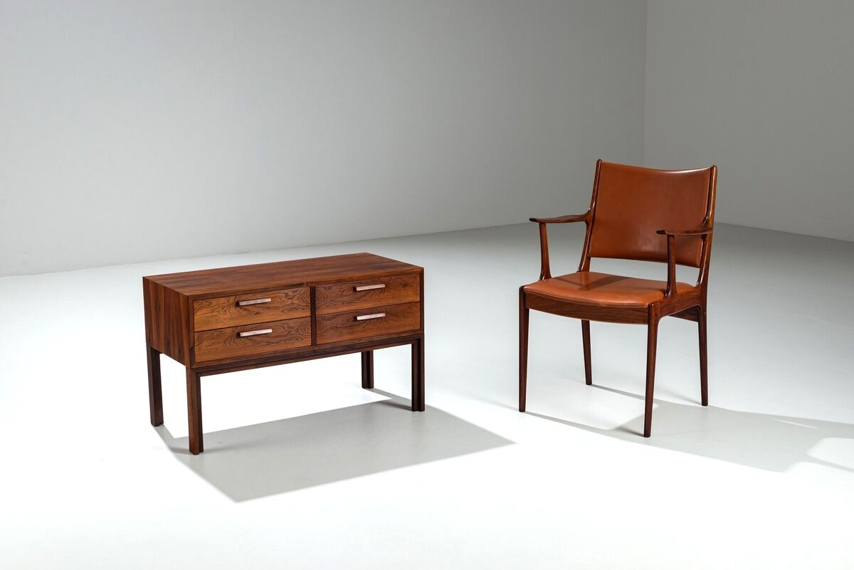 Commode en palissandre Kai Kristiansen pour Feldballes, Danemark 1960