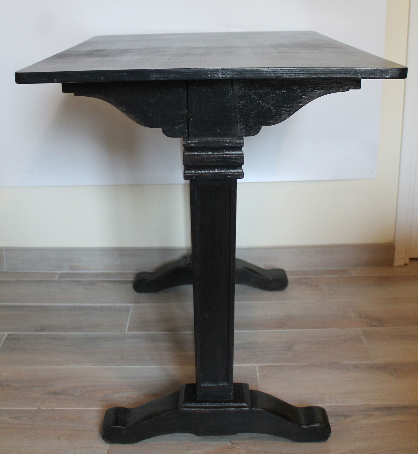 Black bistro table