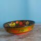 Khokhloma Russian handicraft painted wooden bowls