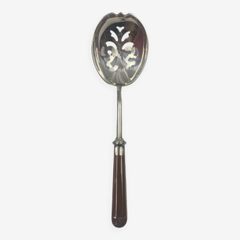 Christofle talisman sienna - Chinese lacquer ice cube spoon silver metal tbe