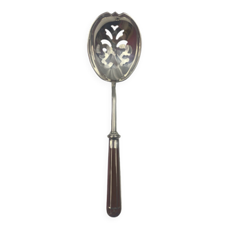 Christofle talisman sienna - Chinese lacquer ice cube spoon silver metal tbe