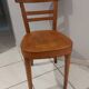 Suite of 8 chairs of Bistrot art deco Fischel 1950s