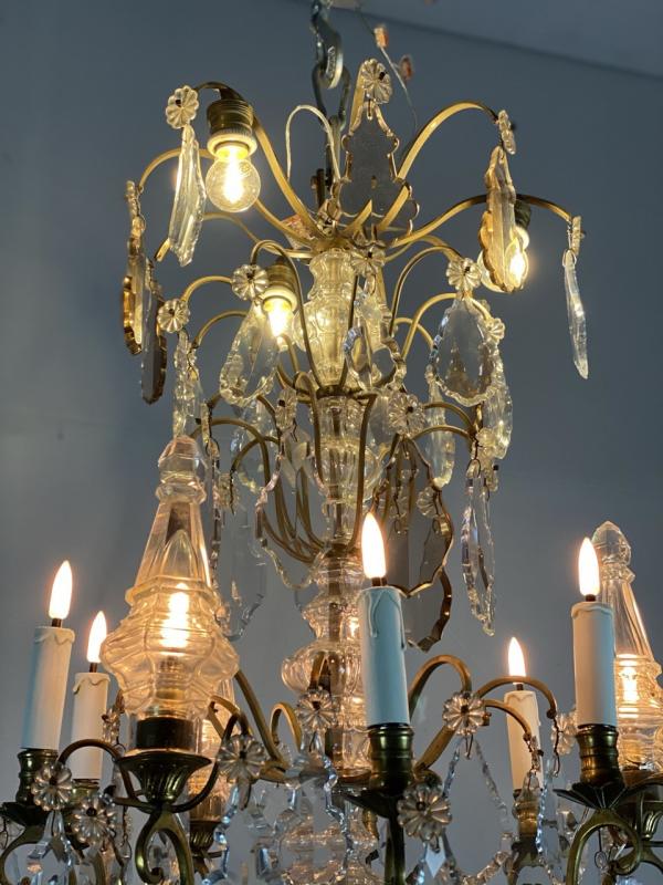 Chandelier, 12 lights, 1900