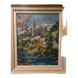 Canvas tapestry painting