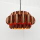 Copper pendant lamp Swiss type 810 modern mid-century by Hans Zender for Temde