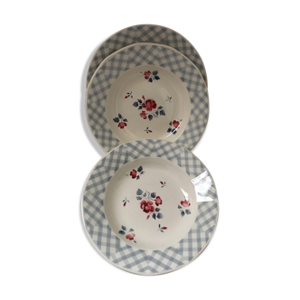 Six plates hollow digoin model bastia 1920