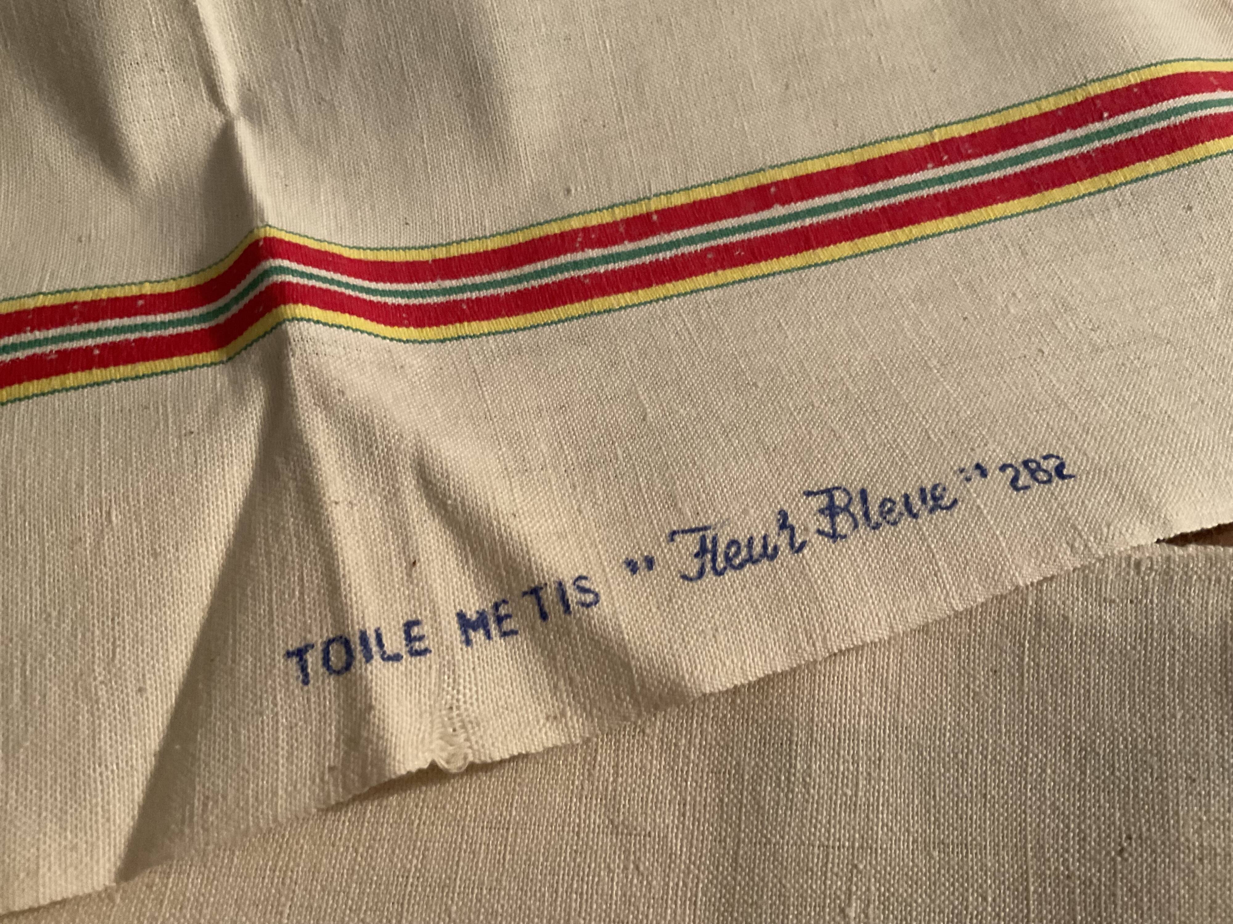 Set of 2 mixed tea towels. Blue flower . 82x60