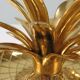 Elegant pineapple candlesticks in lacquered brass 1970-1980