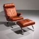 COR SWING lounge chair in Congnac leather with Otterman by Adolf & Schöpfer 19