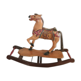 Rocking horse for children polychrome