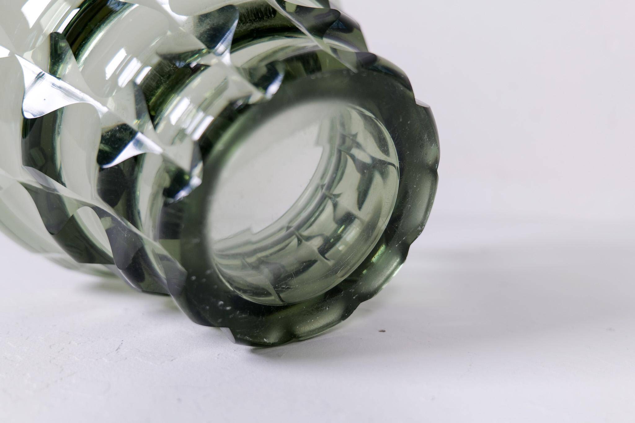 Art Deco glass bowl Sweden 1930s