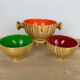 3 bowls Vallauris Grandjean Jourdan, ceramic wood effect 60