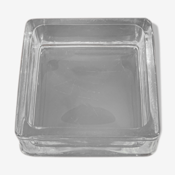 Lumax ashtray glass paving stone 1950