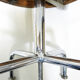 Architects chair with tubular steel frame, height adjustable