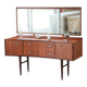 Coiffeuse vintage mid-century en teck (Meredew)