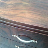 Art Deco curved chest of drawers