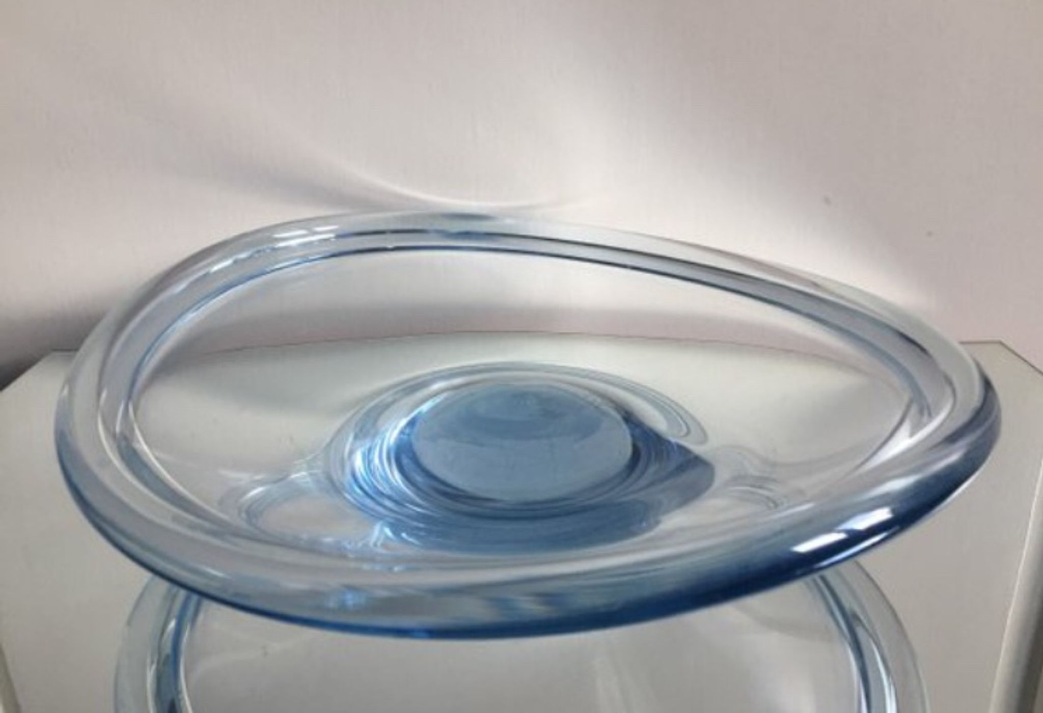 Sculptural Holmegaard bowl Danish 1950
