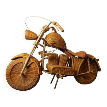 Harley Davidson en rotin, Tom Dixon, 90.