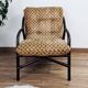 Vintage bamboo and rattan armchair