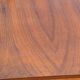 Vintage chest of drawers in walnut compass legs 4 drawers from the 1950s