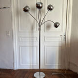 5-spoke lily of the valley floor lamp