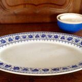 Dish Sarreguemines circa 1900