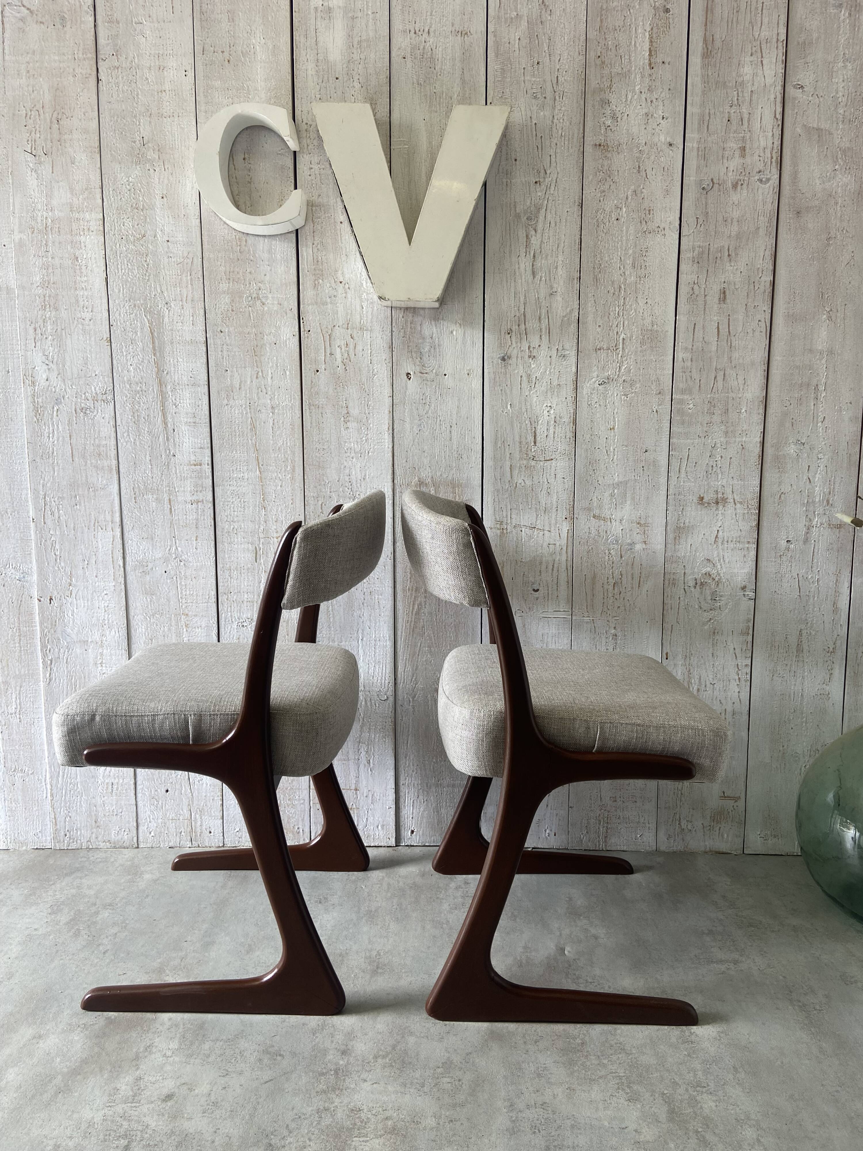Pair of Baumann chairs